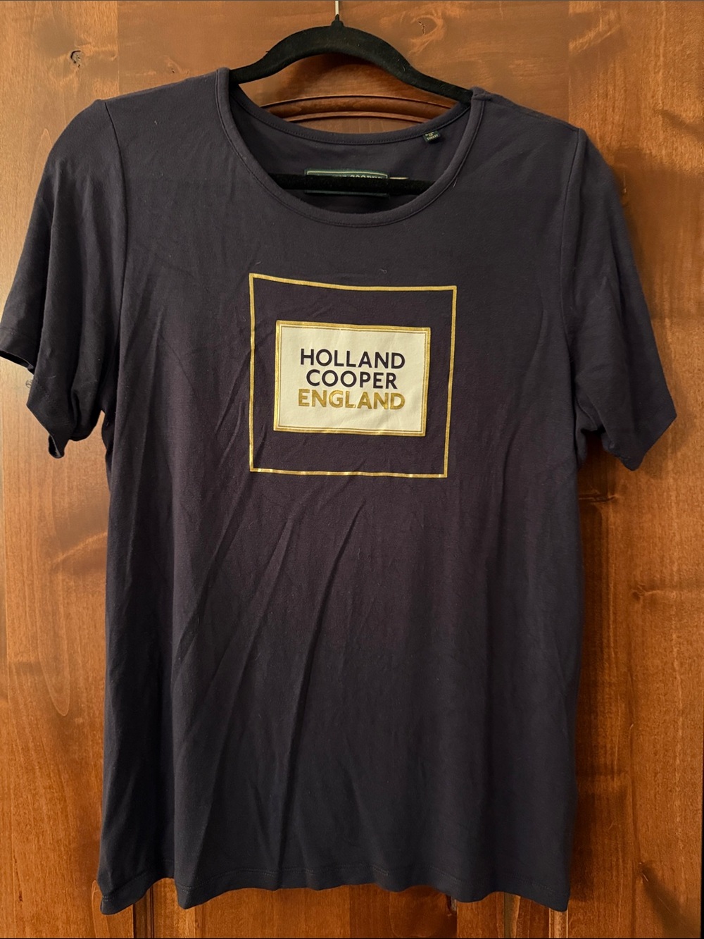 Holland Cooper Navy Logo T‑Shirt